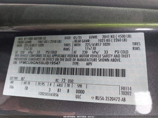 2025 FORD ESCAPE ACTIVE 9