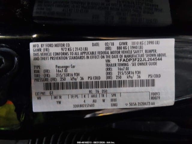 2018 FORD FOCUS SE 9