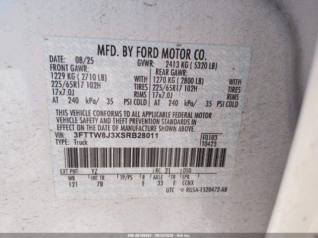 2025 FORD MAVERICK XLT 9