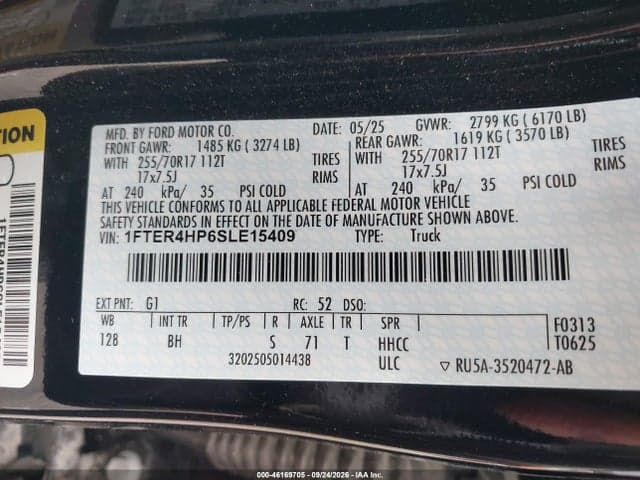 2025 FORD RANGER XLT 9