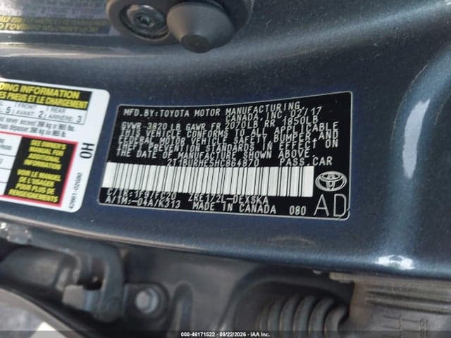 2017 TOYOTA COROLLA SE 9