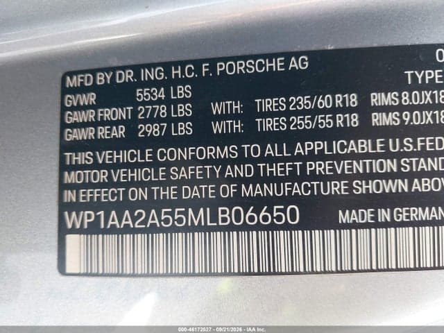 2021 PORSCHE MACAN 9