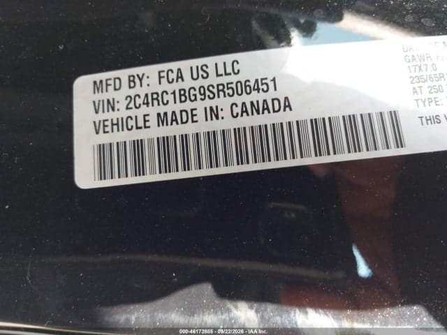 2025 CHRYSLER PACIFICA SELECT 9