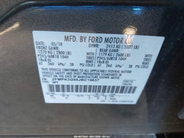 2018 FORD EDGE SE 8