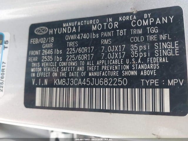 2018 HYUNDAI TUCSON SEL 9