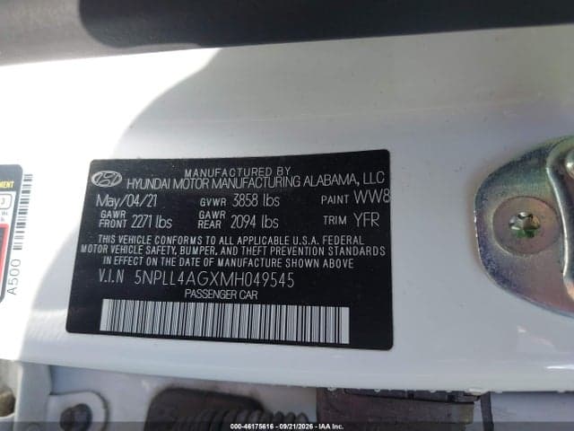 2021 HYUNDAI ELANTRA SE 9