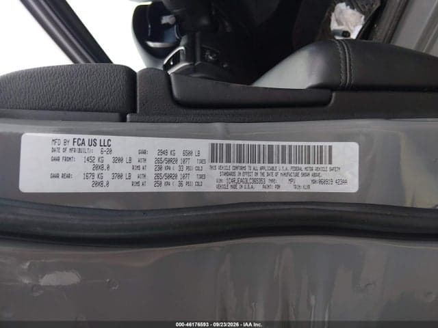 2020 JEEP GRAND CHEROKEE ALTITUDE 4X2 9