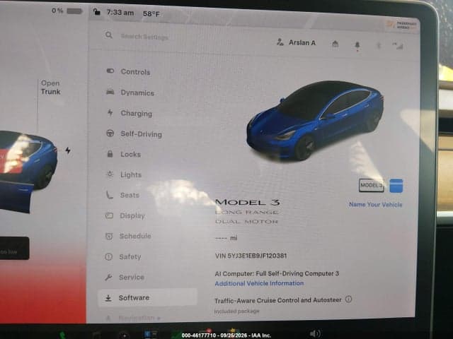 2018 TESLA MODEL 3 LONG RANGE/PERFORMANCE 7
