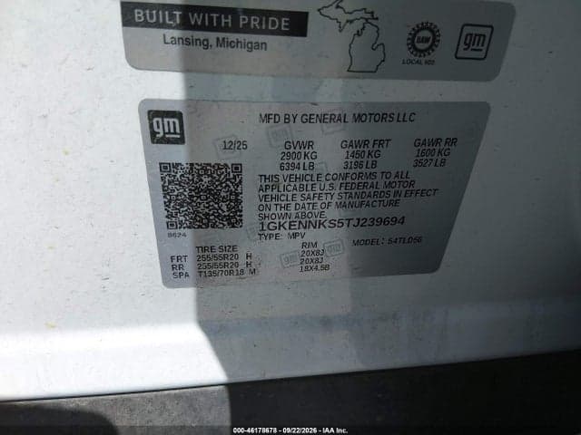 2026 GMC ACADIA ELEVATION AWD 9