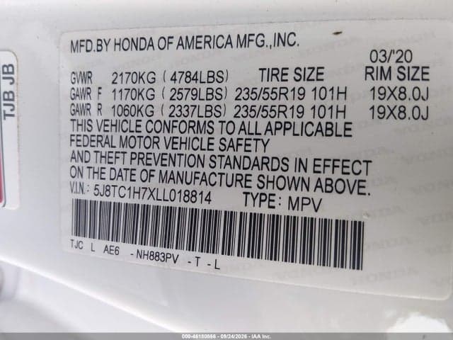 2020 ACURA RDX ADVANCE PACKAGE 9
