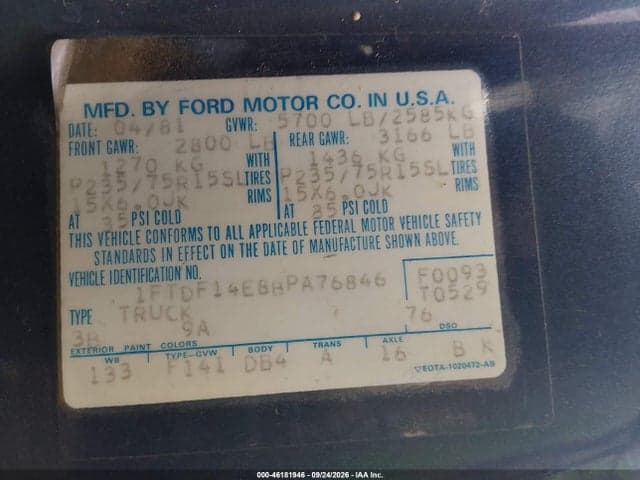 1981 FORD F150 9