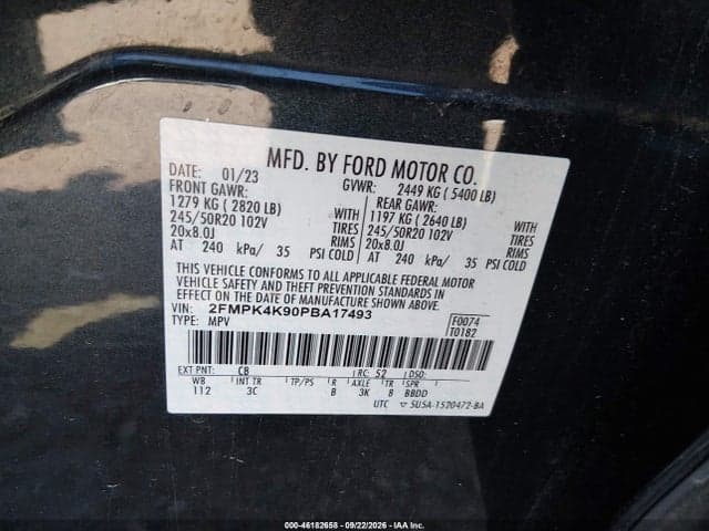 2023 FORD EDGE TITANIUM 9