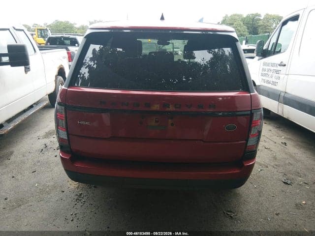 2017 LAND ROVER RANGE ROVER 3.0L V6 SUPERCHARGED HSE 16