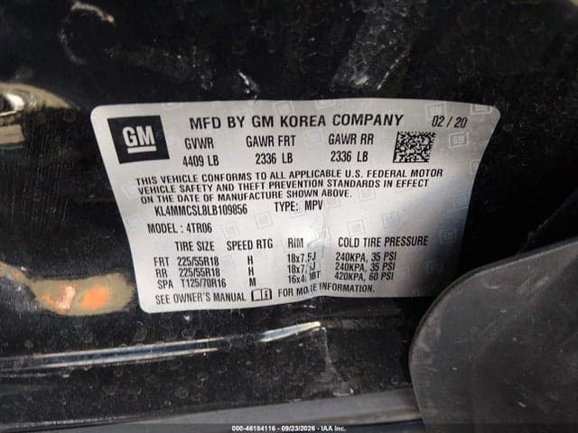 2020 BUICK ENCORE GX AWD PREFERRED 9