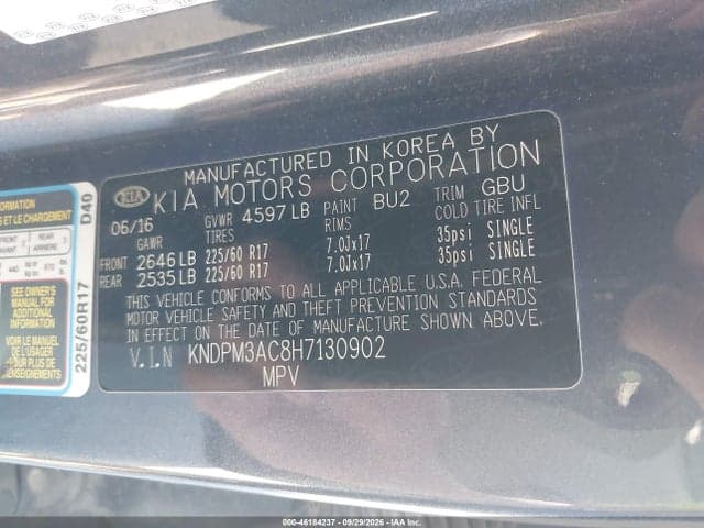 2017 KIA SPORTAGE LX 9