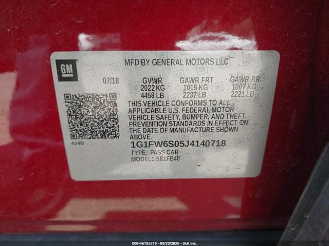 2018 CHEVROLET BOLT EV LT 9