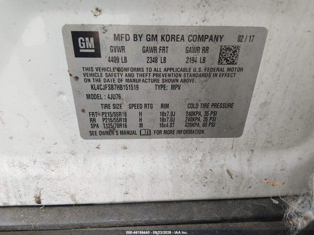 2017 BUICK ENCORE PREFERRED II 9