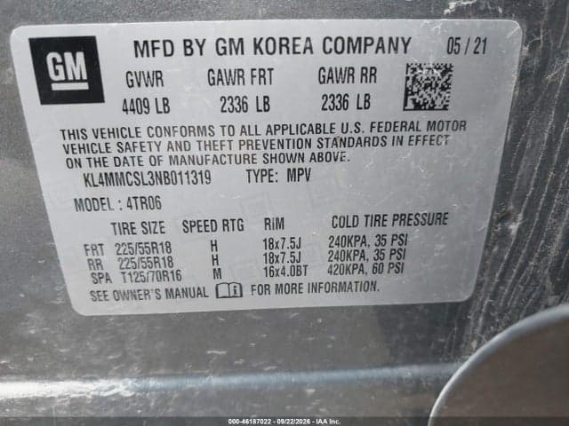 2022 BUICK ENCORE GX AWD PREFERRED 9
