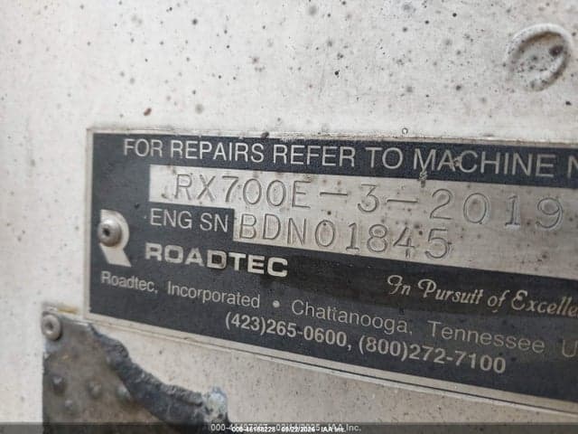 2019 ROADTEC MILLING MACHINE 9