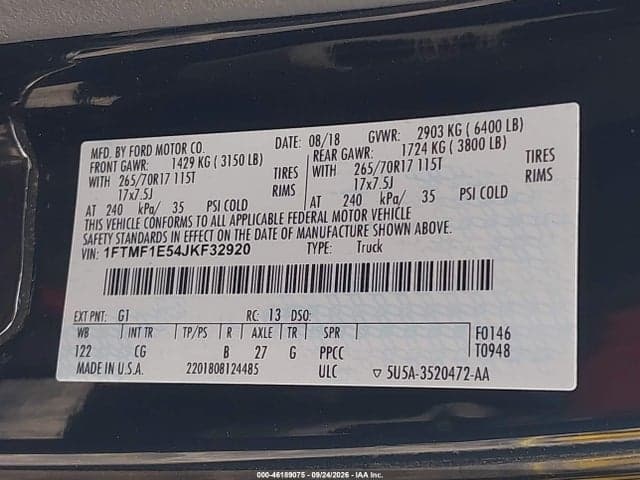 2018 FORD F-150 XL 9