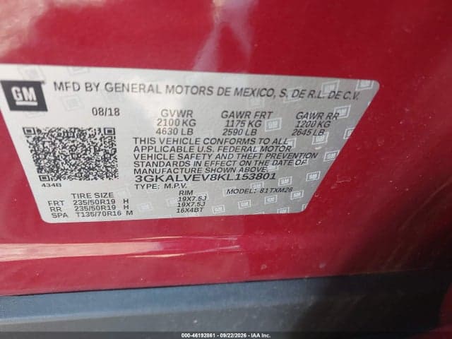 2019 GMC TERRAIN SLT 9