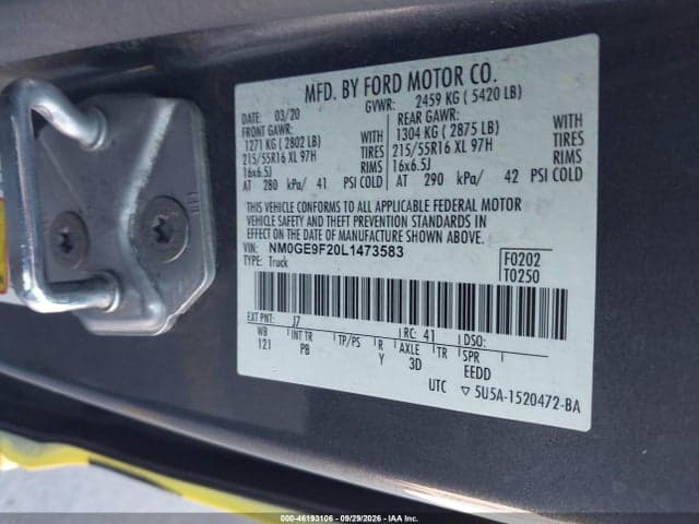 2020 FORD TRANSIT CONNECT XLT PASSENGER 9