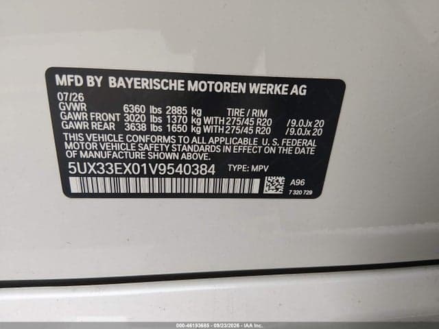2027 BMW X6 9