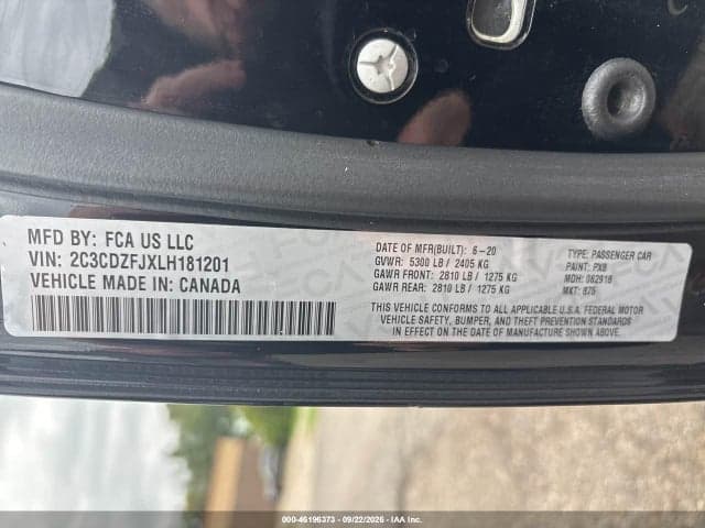 2020 DODGE CHALLENGER R/T SCAT PACK 9