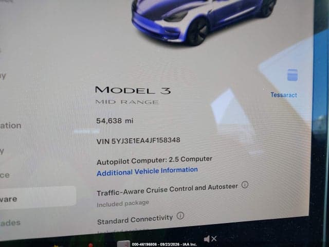 2018 TESLA MODELO 3 LONG RANGE/MID RANGE 7