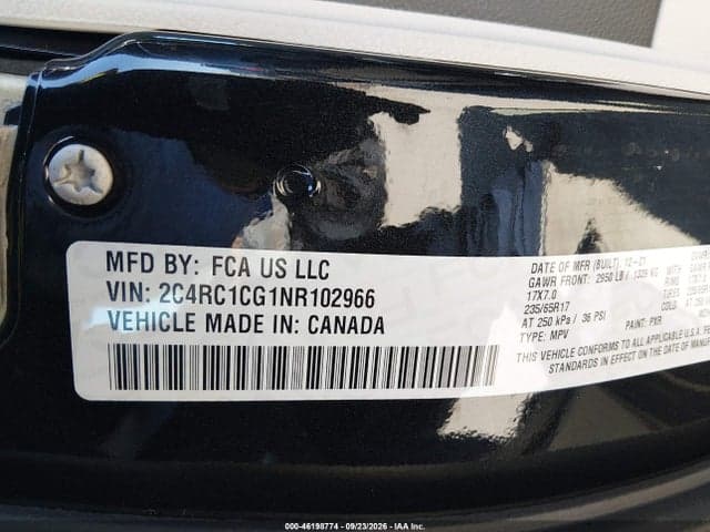 2022 CHRYSLER VOYAGER LX 9