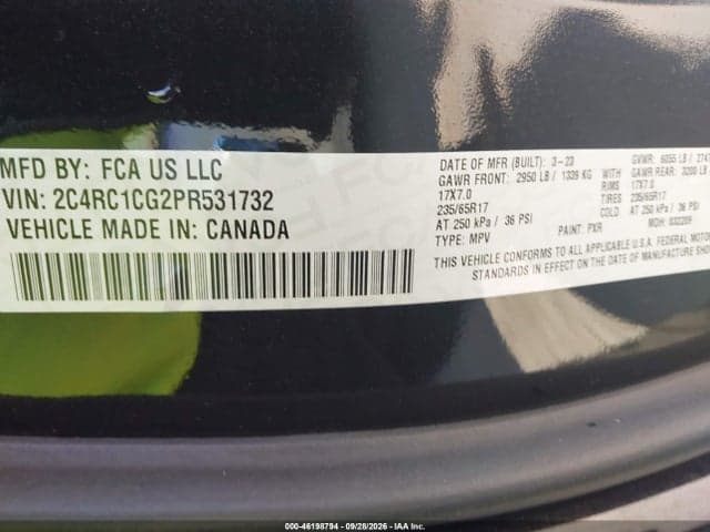 2023 CHRYSLER VOYAGER LX 9