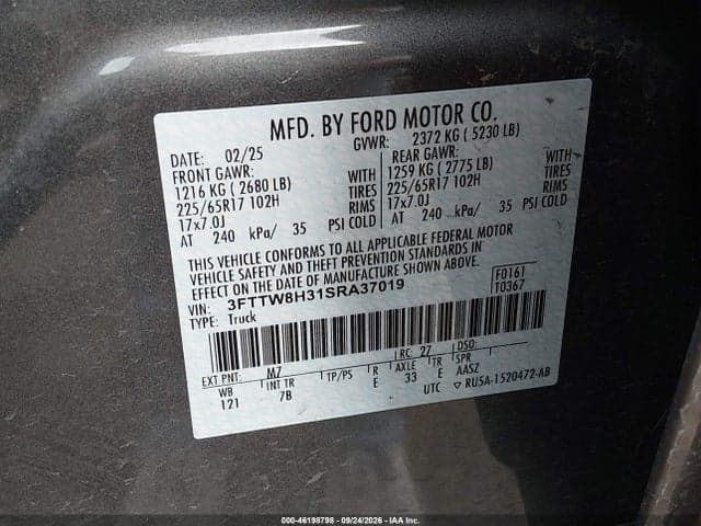 2025 FORD MAVERICK XLT 9