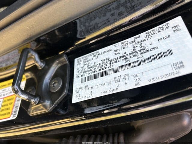 2017 FORD F-150 XLT 9