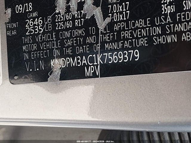2019 KIA SPORTAGE LX 9