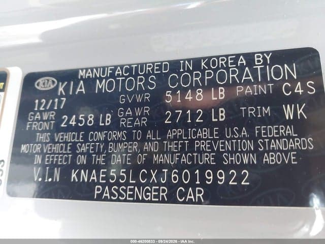 2018 KIA STINGER GT2 9