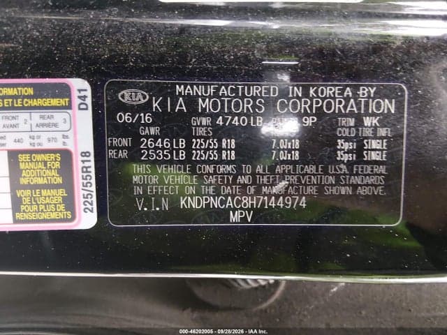 2017 KIA SPORTAGE EX 9