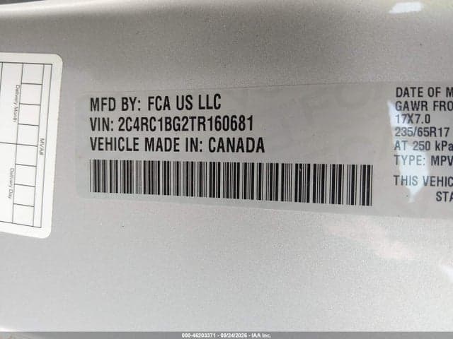 2026 CHRYSLER PACIFICA SELECT 9