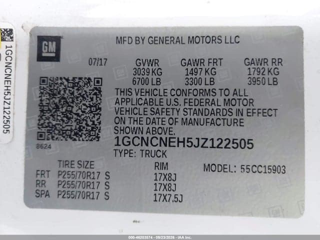 2018 CHEVROLET SILVERADO 1500 WT 9