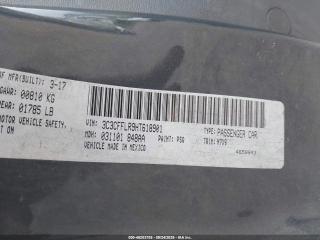 2017 FIAT 500C POP 9