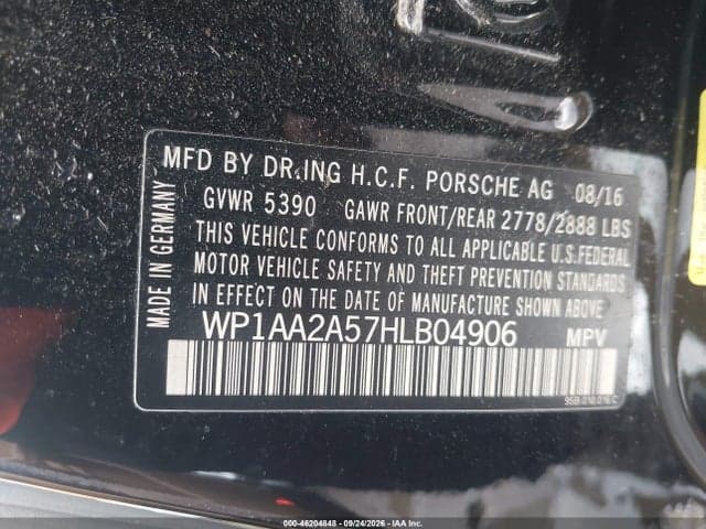 2017 PORSCHE MACAN 9