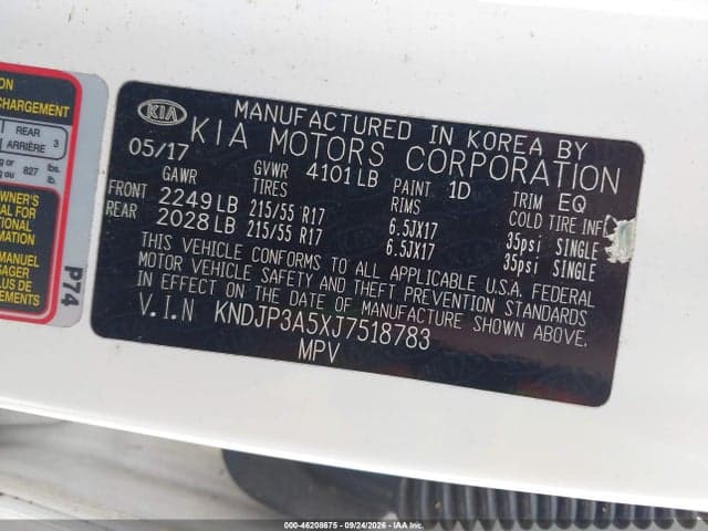 2018 KIA ALMA + 9