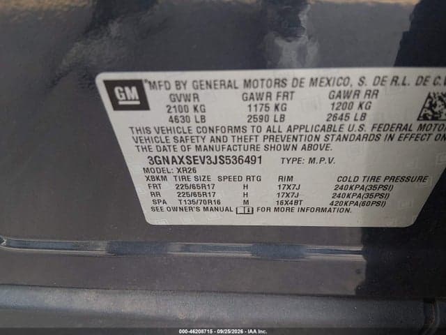2018 CHEVROLET EQUINOX LT 9