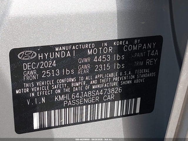 2025 HYUNDAI SONATA SEL 9