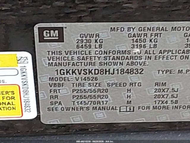 2017 GMC ACADIA LIMITED 9