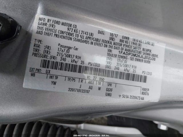 2018 FORD FOCUS SEL 9