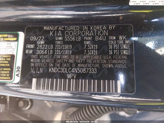 2022 KIA EV6 WIND 9