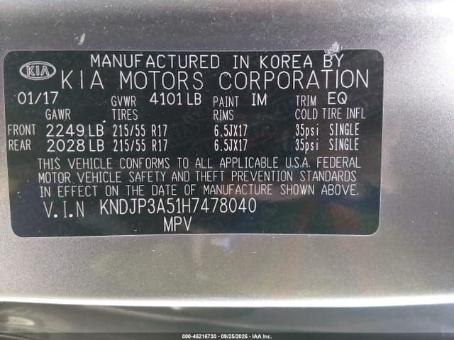 2017 KIA SOUL + 9