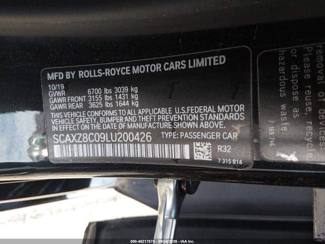 2020 ROLLS-ROYCE DAWN 9