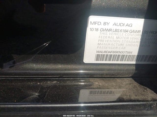 2019 AUDI A8 L 55 9