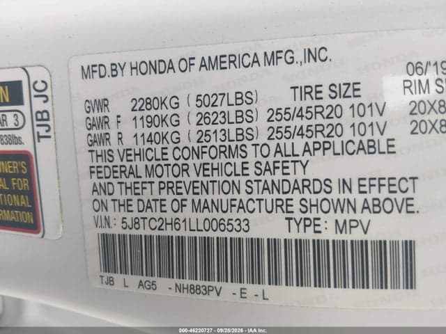 2020 ACURA RDX A-SPEC PACKAGE 9